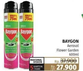 Promo Harga BAYGON Insektisida Spray Flower Garden 675 ml - Lotte Grosir