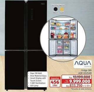 Promo Harga Aqua AQR-IG525AM Multidoor Refrigerator  - Lotte Grosir
