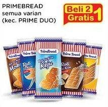 Promo Harga PRIME BREAD Roti Isi Krim All Variants 50 gr - Indomaret