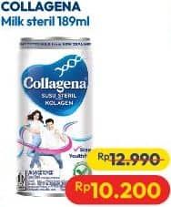 Promo Harga Collagena Susu Steril Kolagen 189 ml - Hypermart