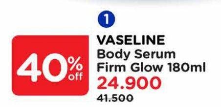 Promo Harga Vaseline Healthy Bright Firm Glow 180 ml - Watsons