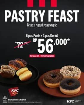 Promo Harga Pastry Feast  - KFC