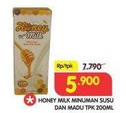 Promo Harga MADU NUSANTARA Honey Milk 200 ml - Superindo