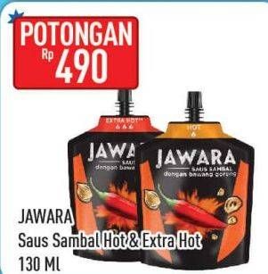 Promo Harga JAWARA Sambal Extra Hot, Hot 130 ml - Hypermart