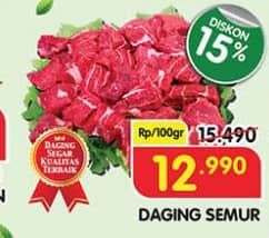 Promo Harga Daging Semur per 100 gr - Superindo