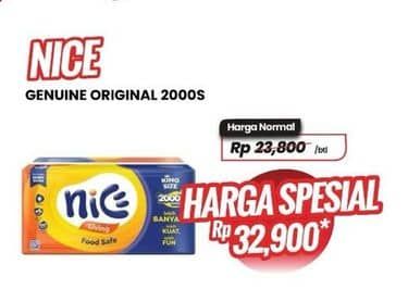 Promo Harga Nice Facial Tissue 200 sheet - Carrefour