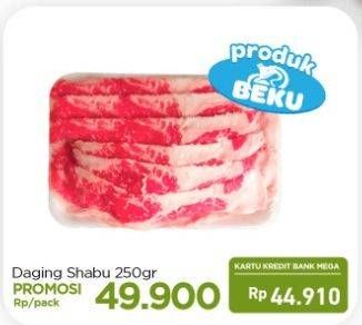 Promo Harga Daging Shabu Shabu per 250 gr - Carrefour