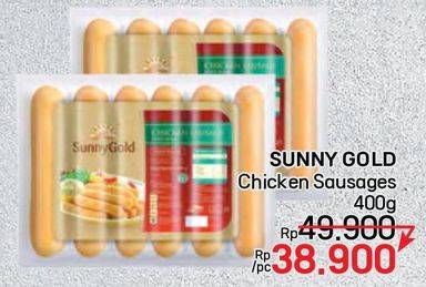 Promo Harga Sunny Gold Chicken Sausage 400 gr - LotteMart