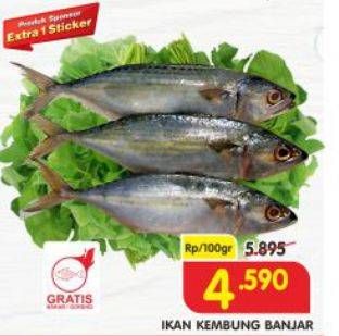 Promo Harga Ikan Kembung Banjar per 100 gr - Superindo