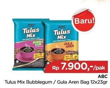 Promo Harga ABC Tulus Mix Bubble Gum, Gula Aren per 12 pcs 23 gr - TIP TOP