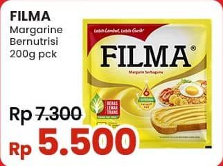 Promo Harga Filma Margarin 200 gr - Indomaret