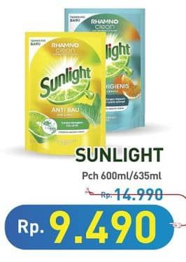 Promo Harga Sunlight Pencuci Piring 600 ml - Hypermart