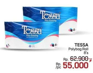 Promo Harga Tessa Toilet Tissue PB-16 8 roll - LotteMart
