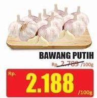 Promo Harga Bawang Putih per 100 gr - Hari Hari