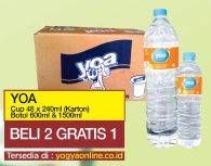 Promo Harga Air Mineral Cup 48 x 240ml / Botol 1500ml/600ml  - Yogya