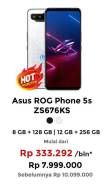 Promo Harga Asus ROG Phone 5s 8 GB + 128 GB, 12 GB + 256 GB  - Erafone