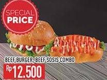 Promo Harga Beef Burger / Beef Sosis Combo  - Hypermart
