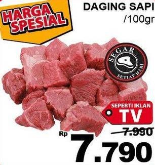 Promo Harga Daging Rendang Sapi per 100 gr - Giant