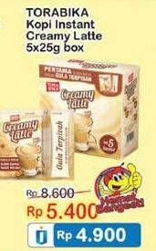 Promo Harga Torabika Creamy Latte 5 pcs - Indomaret