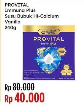 Promo Harga Provital Imuna Susu Dewasa Vanilla 240 gr - Indomaret