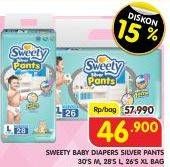 Promo Harga Sweety Silver Pants L28, M30, XL26 26 pcs - Superindo