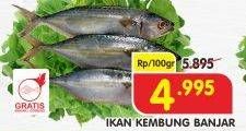 Promo Harga Ikan Kembung Banjar per 100 gr - Superindo