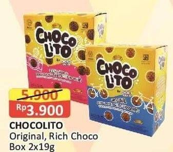 Promo Harga CHOCO MANIA Chocolito Original, Rich Choco 38 gr - Alfamart