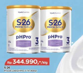 Promo Harga S26 Procal Gold pHPro Tahap 3 800 gr - TIP TOP