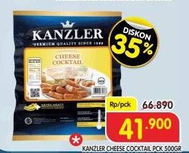 Promo Harga Kanzler Cocktail Cheese 500 gr - Superindo