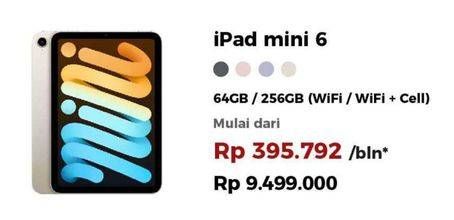 Promo Harga APPLE Ipad Mini 6  - Erafone