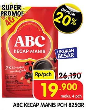Promo Harga ABC Kecap Manis 825 ml - Superindo