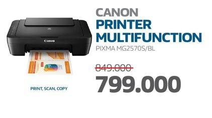 Promo Harga Canon Pixma MG2570S  - Electronic City