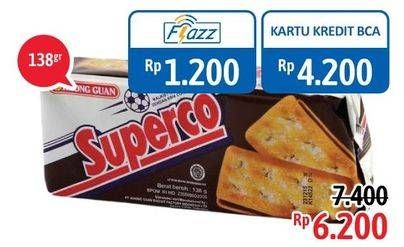 Promo Harga KHONG GUAN Superco 138 gr - Alfamidi