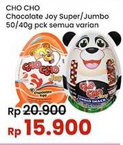 Promo Harga Cho Cho Wafer Snack Joy Super, Jumbo 40 gr - Indomaret