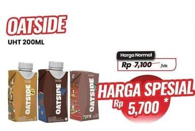 Promo Harga Oatside UHT Milk 200 ml - Carrefour