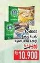 Promo Harga SO GOOD Bakso Kuah Ayam, Ikan 120 gr - Hypermart