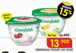 Promo Harga Greenfields Yogurt All Variants 125 gr - Superindo
