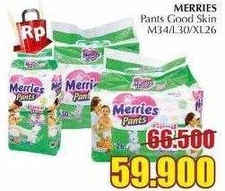 Promo Harga MERRIES Pants Good Skin M34, L30, XL26  - Giant