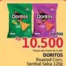 Promo Harga Doritos Keripik Roasted Corn, Nacho Cheese 150 gr - Alfamidi