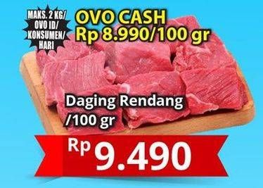 Promo Harga Daging Rendang Sapi per 100 gr - Hypermart