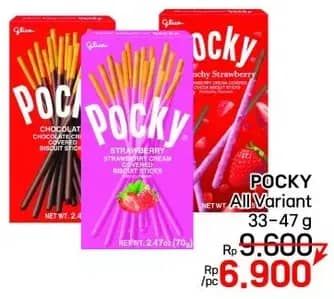 Promo Harga Glico Pocky Stick All Variants 33 gr - LotteMart