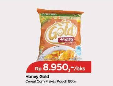 Promo Harga HONEY GOLD Cereal Corn Flakes 80 gr - TIP TOP