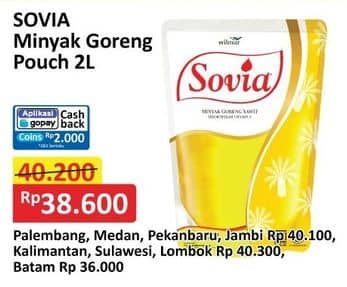 Promo Harga Sovia Minyak Goreng 2000 ml - Alfamart