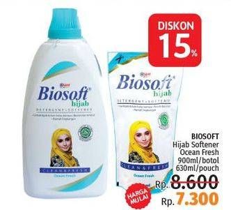 Promo Harga YURI Biosoft Hijab Detergent Ocean Fresh 900 ml - LotteMart