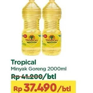 Promo Harga Tropical Minyak Goreng 2000 ml - TIP TOP