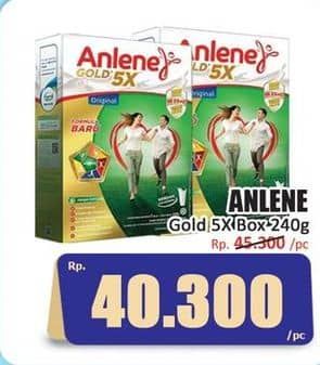 Promo Harga Anlene Gold Plus 5x Hi-Calcium 240 gr - Hari Hari