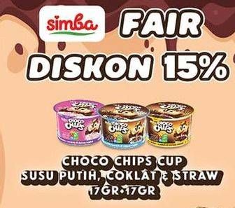 Promo Harga Simba Cereal Choco Chips Susu Coklat, Susu Putih, Susu Strawberry 37 gr - Hypermart