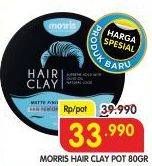 Promo Harga MORRIS Hair Clay 80 gr - Superindo