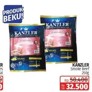 Promo Harga KANZLER Smoked Beef Roll 250 gr - Lotte Grosir