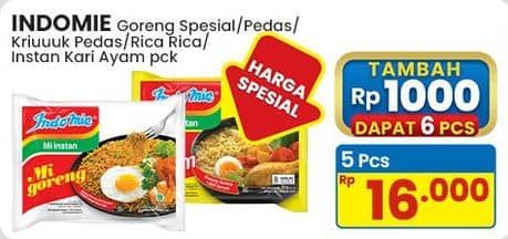 Promo Harga Indomie Mie Kuah/Goreng  - Indomaret